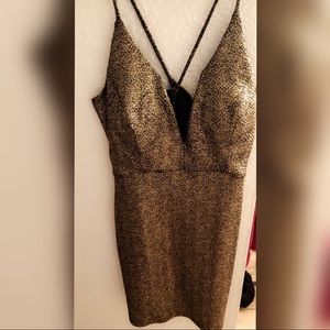 Spaghetti strap dress.